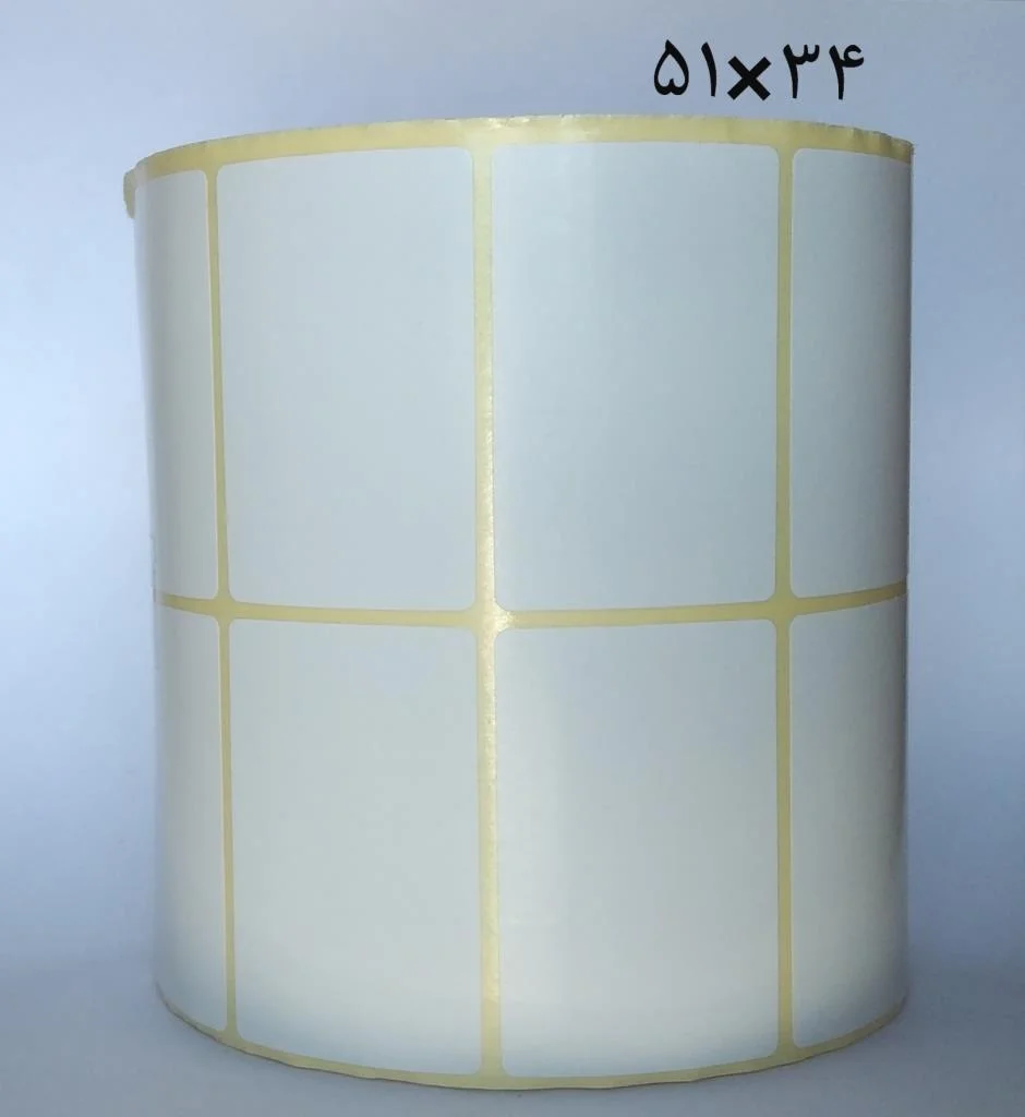 برچسب کاغذی 51×34 دو ستونه 3000 عددی - تصویر 1