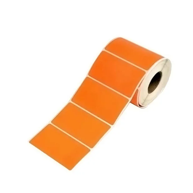 برچسب 51×34 حرارتی کاغذی تک ردیف نارنجی 500 عددی - تصویر 1
