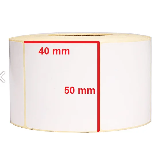 برچسب ترازو حرارتی 50×40 تعداد 750 عددی - تصویر 1
